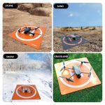 Drone Universal Landing Pad Doppelseitige wasserdichte faltbare RC Flugzeug Startmatte, LKTOP 50cm, LKTOP 65cm – Bild 7