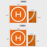 Drone Universal Landing Pad Doppelseitige wasserdichte faltbare RC Flugzeug Startmatte, LKTOP 50cm, LKTOP 65cm – Bild 8