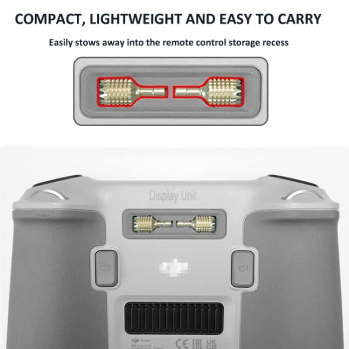 Für DJI RC / RC 2 Fernbedienung LKTOP Joystick Daumenwippe, For DJI RC / RC 2 Gray, For DJI RC / RC 2 Black, For DJI RC / RC 2 Gold – Bild 3