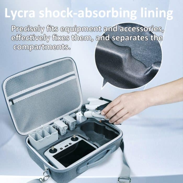 Für DJI Mini 4 Pro / Mini 3 Pro LKTOP Tragetasche Wasserdichte Umhängetasche Handtasche, Nylon, PU – Bild 6