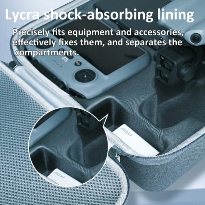 Für DJI MAVIC AIR 3 LKTOP Tragetasche Wasserdichte Umhängetasche Handtasche, Nylon Material, PU Material – Bild 6