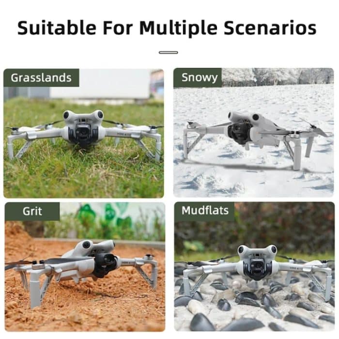 Für DJI Mini 4 Pro Drone BRDRC Fahrwerk mit erhöhter Beinhöhe – Bild 8