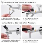 Für DJI Mini 4 Pro Drone BRDRC Fahrwerk mit erhöhter Beinhöhe – Bild 10