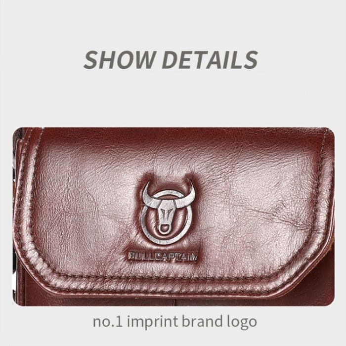 BULL CAPTAIN 049 Retro-Umhängetasche aus erstklassigem Rindsleder mit großem Fassungsvermögen und einer Schulter – Bild 5