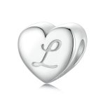 S925 Sterling Silber platinierte Love Letters DIY Perlen