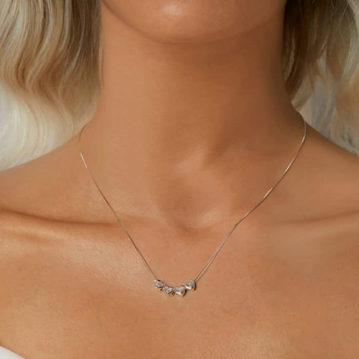 S925 Sterling Silber platinierte Love Letters DIY Perlen – Bild 7