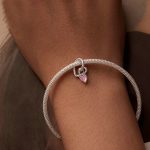 S925 Sterling Silber Twisted Rope Smart Heart DIY Anhänger Perlen – Bild 6