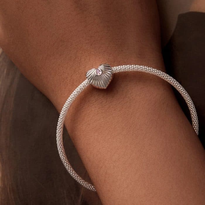 S925 Sterling Silber platinierte Liebes-DIY-Perlen – Bild 6