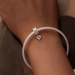 S925 Sterling Silber platiniert Smart Heart Love Schnalle DIY Perlen – Bild 6