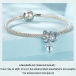 S925 Sterling Silber platinierte Sternenhimmel-Love-DIY-Perlen – Bild 4