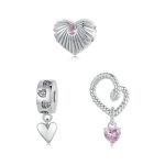 S925 Sterling Silber Liebe DIY Schmuck Perlen – Bild 2