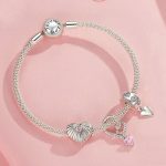 S925 Sterling Silber Liebe DIY Schmuck Perlen – Bild 4