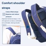 Bopai 68-01729 Canvas-Schultasche mit großem Fassungsvermögen, leicht und atmungsaktiv – Bild 7