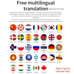 Hishell HT20 40 Sprachen Sofortige Echtzeitübersetzung Smart Wireless BT5.0 Übersetzungskopfhörer – Bild 10