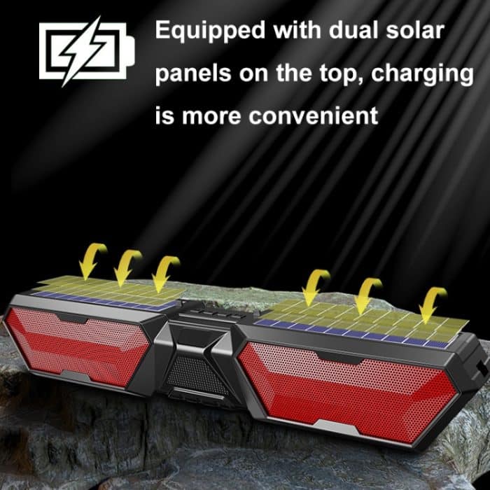 DV-880 Dual Solar Wireless Bluetooth Lautsprecher Outdoor Long Radio – Bild 7
