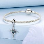 S925 Sterling Silber Vintage Kreuz Liebe DIY Anhänger Perlen – Bild 2