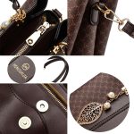 Frühling Sommer Dame Handtasche Große Kapazität Colorblocking Schulter Umhängetasche – Bild 7