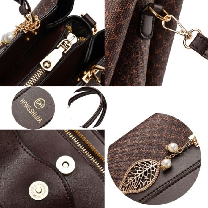 Frühling Sommer Dame Handtasche Große Kapazität Colorblocking Schulter Umhängetasche – Bild 7