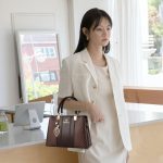 Frühling Sommer Dame Handtasche Große Kapazität Colorblocking Schulter Umhängetasche – Bild 9