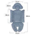 Kinderwagen-Sicherheitskissen, Baumwollkissen, Baby-Esszimmerstuhl-Auflage – Bild 3