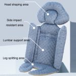 Kinderwagen-Sicherheitskissen, Baumwollkissen, Baby-Esszimmerstuhl-Auflage – Bild 4
