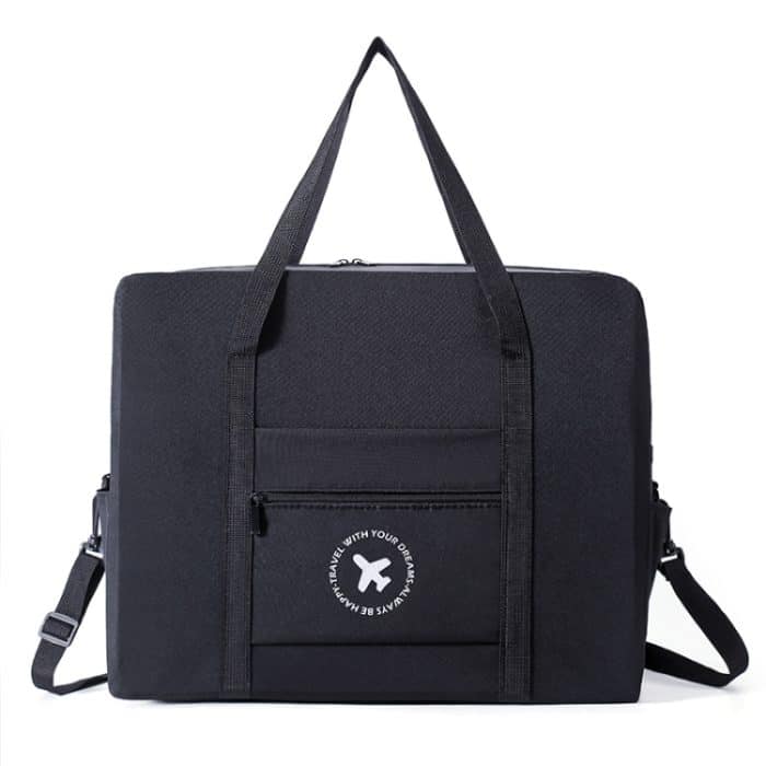 Faltbare Reisetasche, Umhängetasche, Flugzeug-Koffer für Camping, Wandern, Small Gray, Small Black, Large Gray, Large Black – Bild 2