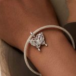 S925 Sterling Silber platiniert hohle Schmetterlingsmuster DIY Perlen – Bild 6