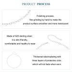 S925 Sterling Silber Love Arrangement Kettenhalskette – Bild 4