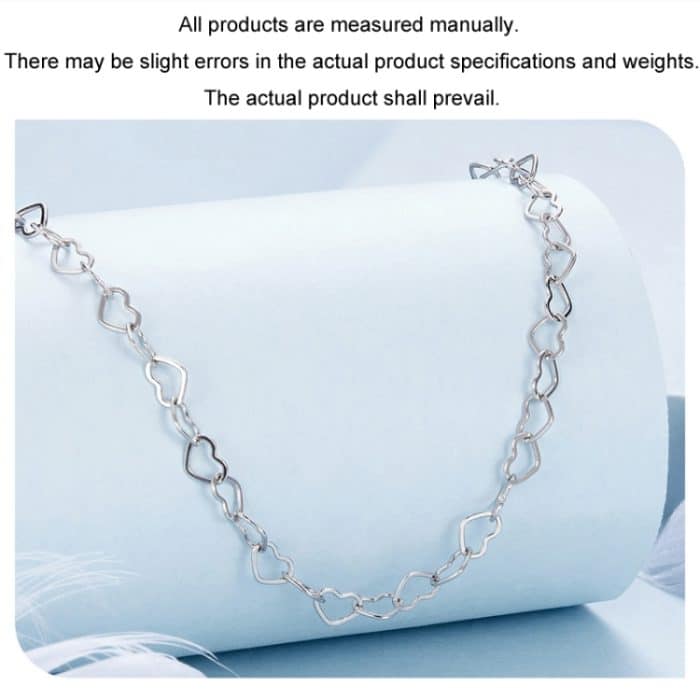 S925 Sterling Silber Love Arrangement Kettenhalskette – Bild 5