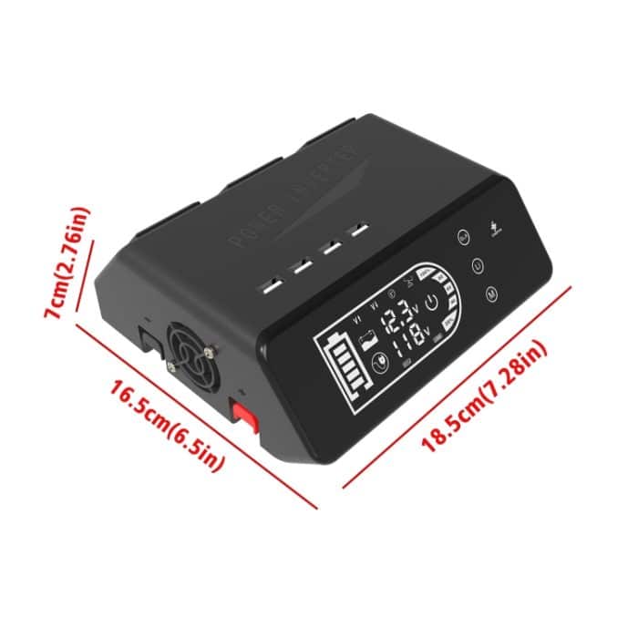 12V bis 110V 1000W reiner Sinuswellen-Wechselrichter – Bild 3