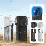 Für Insta360 X4 aMagisn Silikon-Schutzhülle, Body Case + Lens Cover Black, Body Case + Lens Cover Gray, Body Case Black, Body Case Gray, Lens Cover Black, Lens Cover Gray – Bild 2