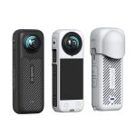 Für Insta360 X4 aMagisn Silikon-Schutzhülle, Body Case + Lens Cover Black, Body Case + Lens Cover Gray, Body Case Black, Body Case Gray, Lens Cover Black, Lens Cover Gray – Bild 3