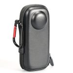 Für Insta360 X4 Mini Aufbewahrungstasche PU-Tasche Sportkameraschutz mit Haken, Style 1 – Bild 2