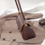 Damen Vintage Baguette Achseltasche Schultertasche – Bild 4