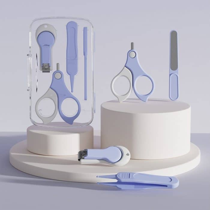 4-in-1-Baby-Nagelknipser-Set, tragbares Reise-Babypflegeset – Bild 1