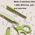 4-in-1-Baby-Nagelknipser-Set, tragbares Reise-Babypflegeset – Bild 8