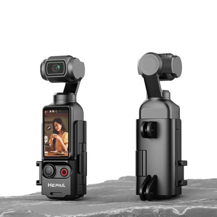 Für DJI Osmo Pocket 3 HEPAIL Extended Adapter Schutzhülle Lünette Verlängerung Griff Kalten Schuh Adapter Halterung – Bild 3