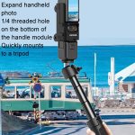 Für DJI Osmo Pocket 3 HEPAIL Extended Adapter Schutzhülle Lünette Verlängerung Griff Kalten Schuh Adapter Halterung – Bild 9