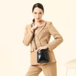 Baellerry N8925 Ölwachs-Leder-Handytasche mit Doppelreißverschluss und Schulter-Crossbody-Geldbörse – Bild 8