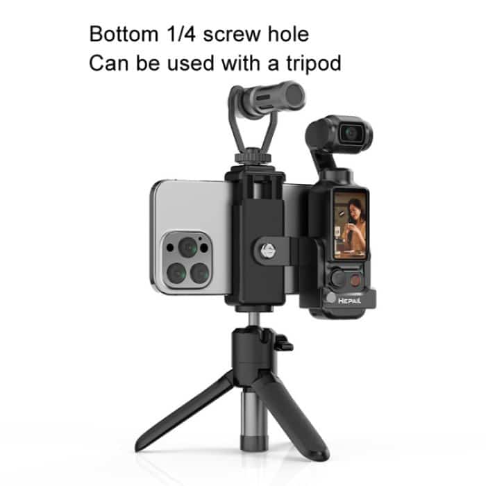 Für DJI OSMO Pocket 3 HEPAIL Erweiterter Telefonhalter-Adapter-Schutzrahmen – Bild 7