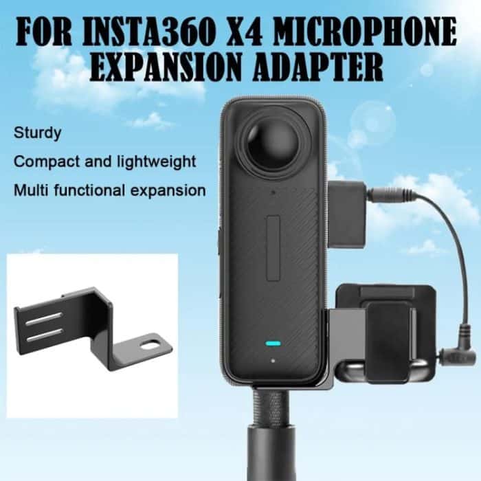 Für Insta360 X4 Mikrofon-Verlängerungsadapter Kamerazubehör – Bild 2