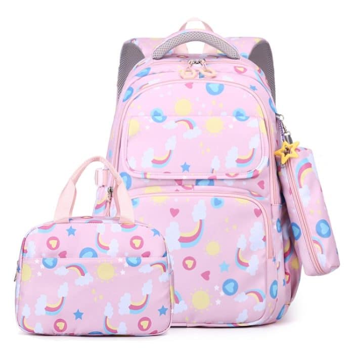 TBD0604735801A.jpg 3-in-1-Schulrucksack für Kinder, kleine Schüler-Büchertasche mit Lunchtasche und Federmäppchen – Bild 1