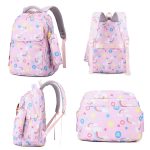 3-in-1-Schulrucksack für Kinder, kleine Schüler-Büchertasche mit Lunchtasche und Federmäppchen – Bild 3