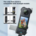 Für Insta360 X4 / X3 / One X2 CYNOVA Cold Shoe Erweiterung RODE Wireless GO Mikrofon – Bild 4