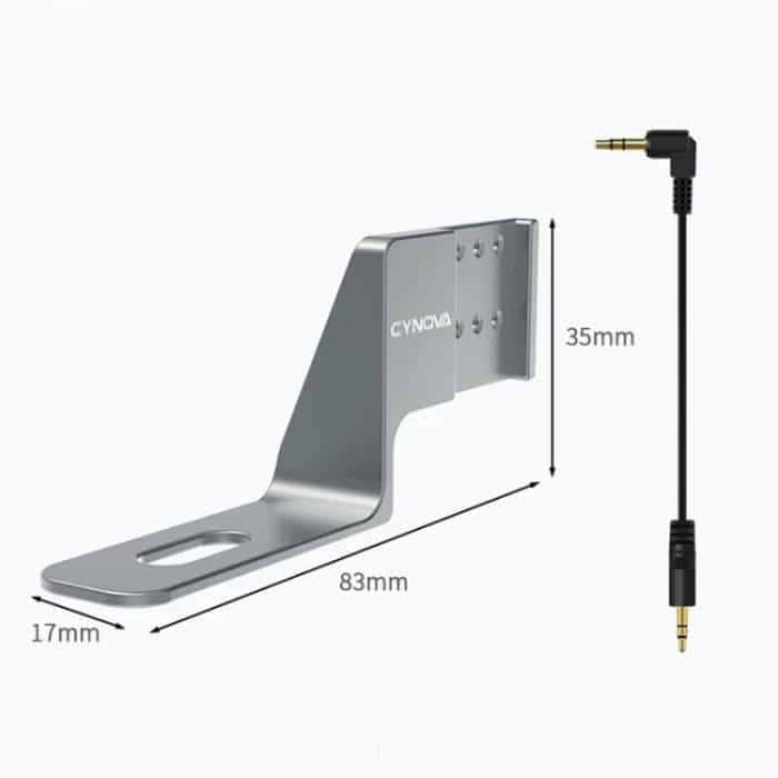 Für Insta360 X4 / X3 / One X2 CYNOVA Cold Shoe Erweiterung RODE Wireless GO Mikrofon – Bild 8