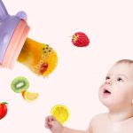 Baby-Schnuller, Obst- und Gemüse-Zusatzfutterautomat, süßer Hirsch-Fruchtbissbeutel, Zahnungsstab, Blue, Pink, Purple, With Box Purple, With Box Pink, With Box Blue – Bild 2