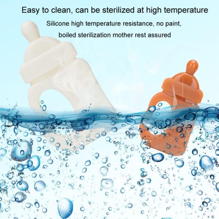 Baby-Silikon-Beißring, Flaschenbiss-Beißring, Beißstab, With Box Nano Color, With Box Milk White, Without Box Nano Color, Without Box Milk White – Bild 9