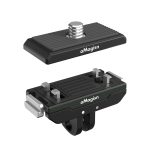 AMagisn Metall-Magnet-Schnellverschluss + obere Abdeckung, für Insta360 Ace / Ace Pro / X3 / X2 / GoPro HERO12 Schwarz