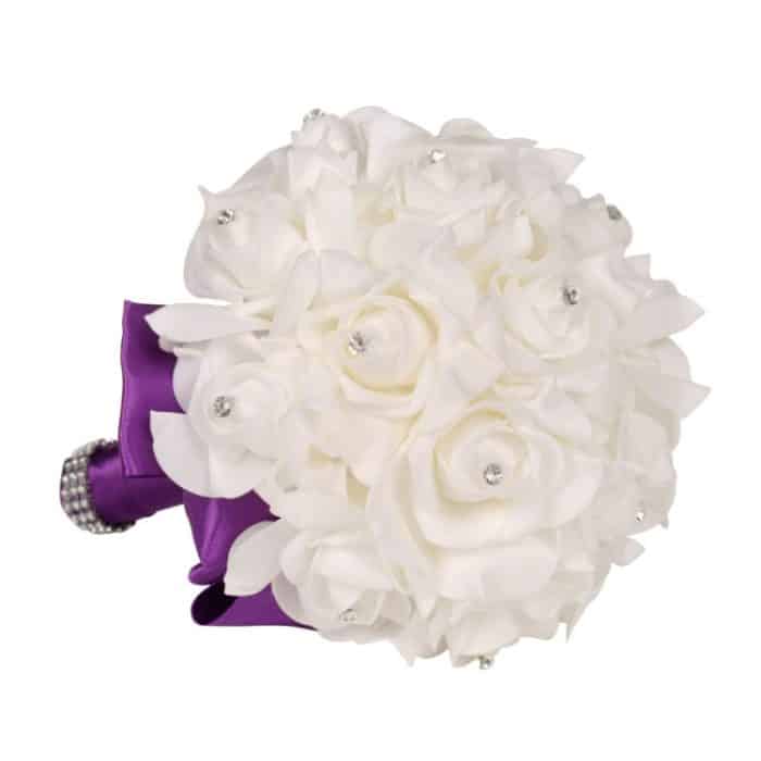 Hochzeit Braut Hand Bouquet Simulation Blume Bouquet Hochzeit Liefert – Bild 2