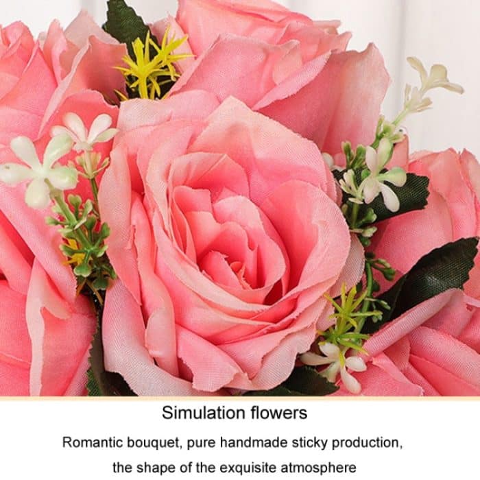 Brauthandstrauß Hochzeitszubehör Simulation Hochzeit dekorative Blumen – Bild 5